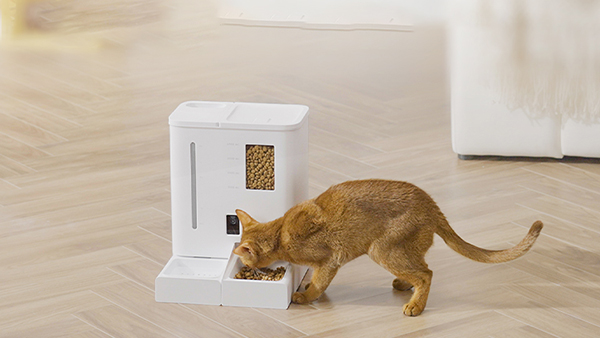 防偷食宠物喂食器打开注塑加工工艺切口与刺破刀的设计